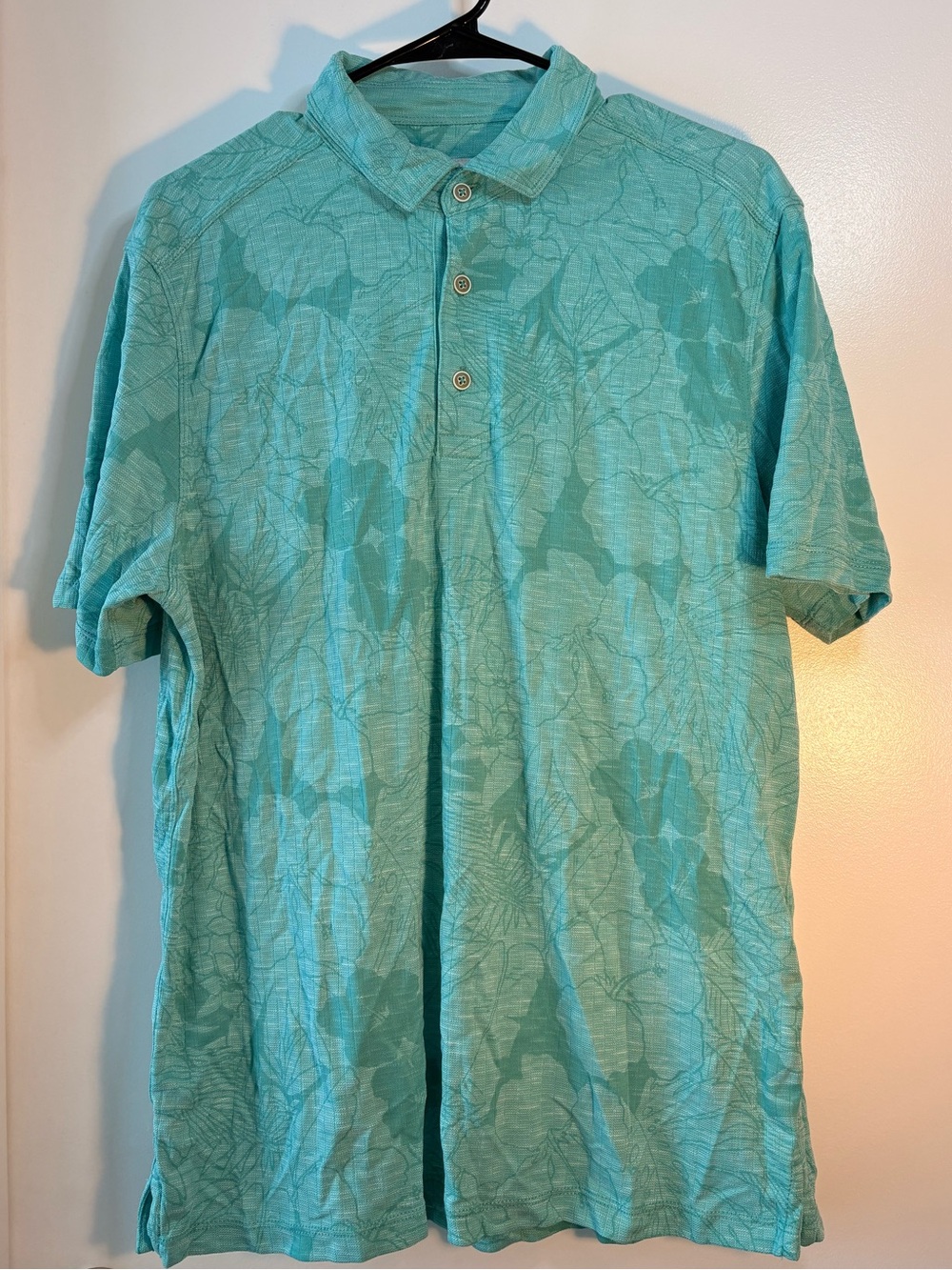 Tommy Bahama Miramar Blooms Polo – Turquoise